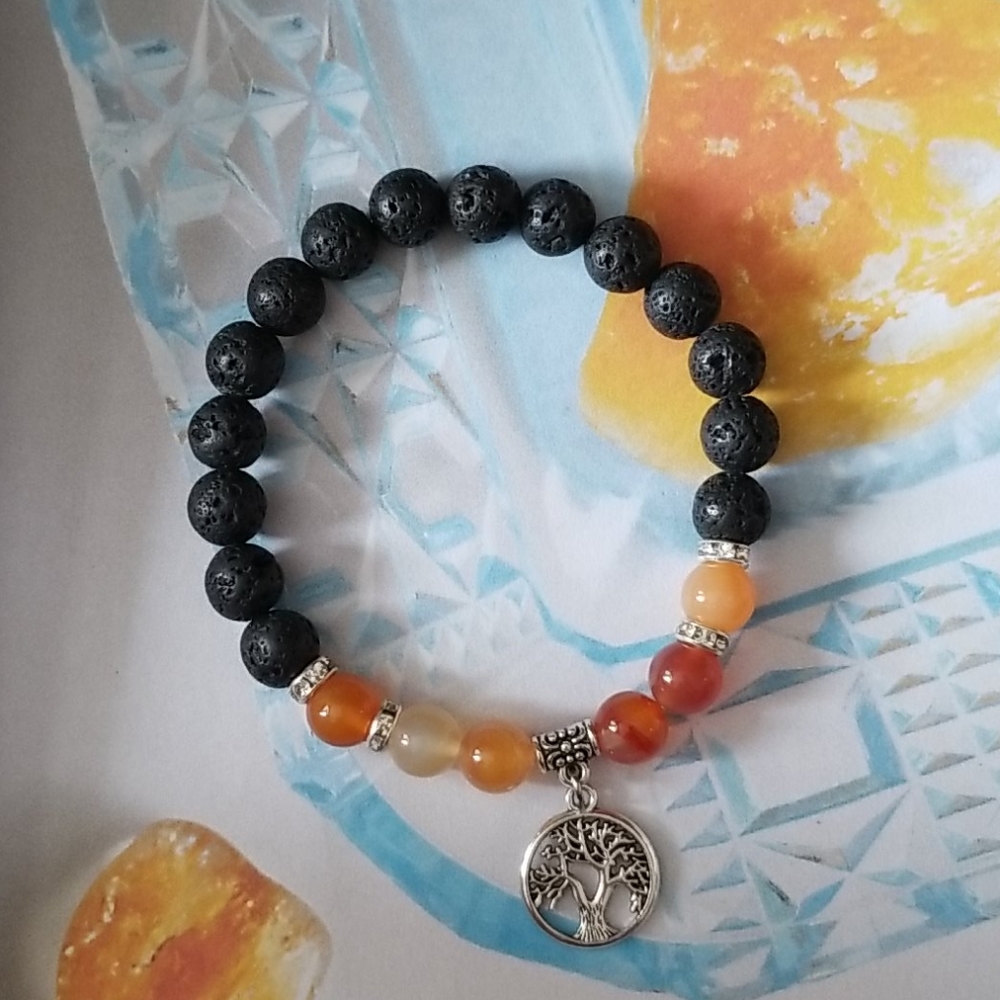 Carnelian Diffuser Bracelet